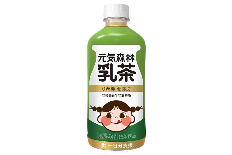 元气森林牛乳茶茉香奶绿 450ML